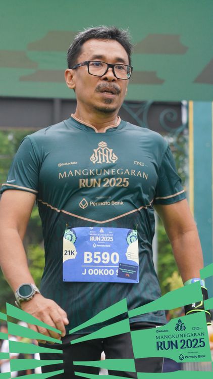 Race photo from Mangkunegaran Run 2025