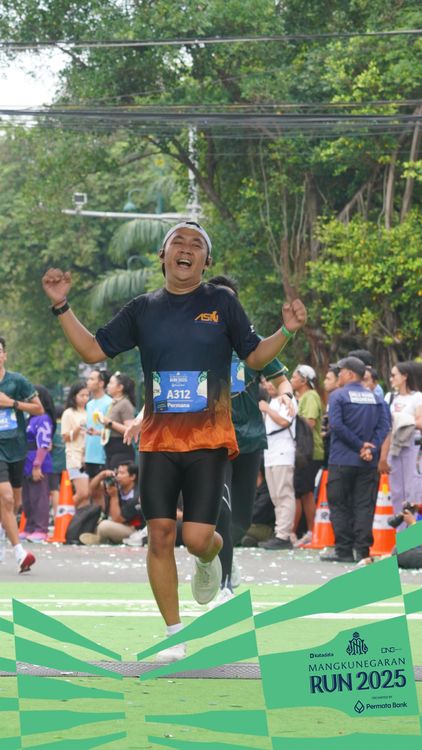 Race photo from Mangkunegaran Run 2025