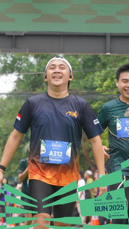 Race photo from Mangkunegaran Run 2025