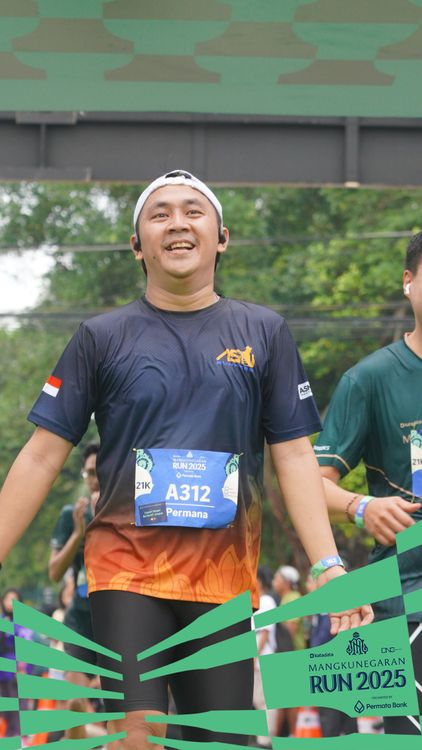 Race photo from Mangkunegaran Run 2025