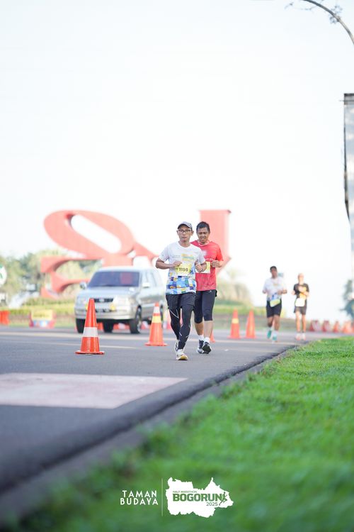 Race photo from Taman Budaya x BOGORUN 2025