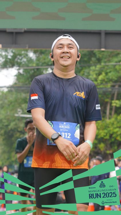 Race photo from Mangkunegaran Run 2025