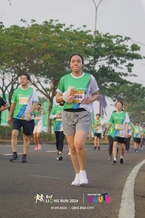 Race photo from BAF LIONS RUN 2024