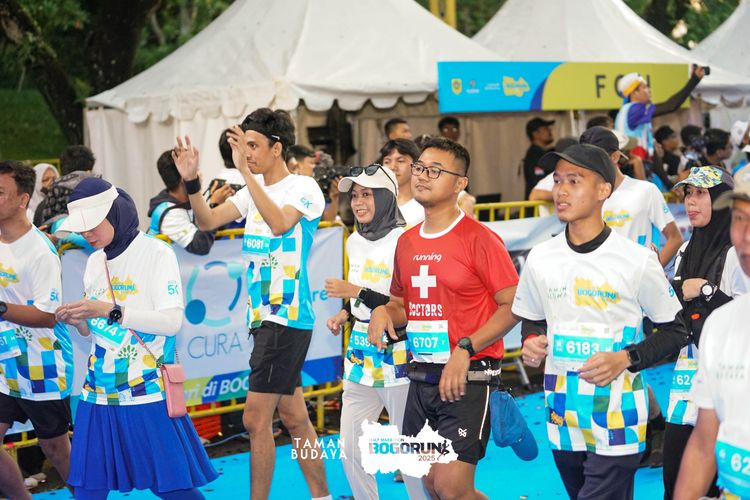 Race photo from Taman Budaya x BOGORUN 2025