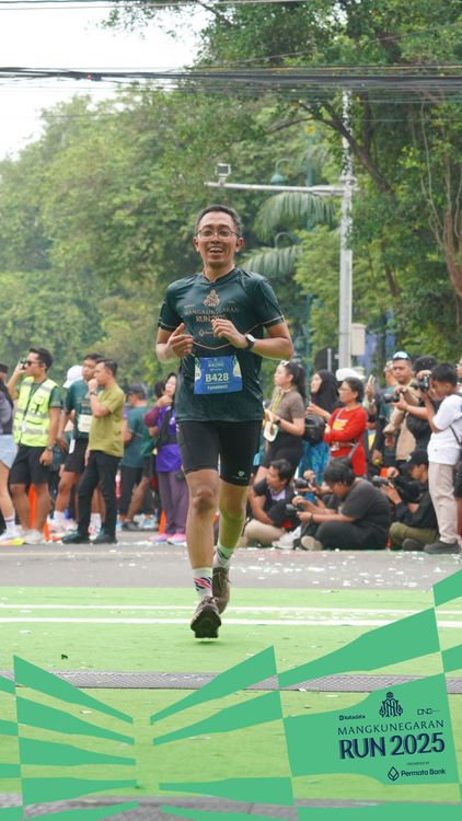 Race photo from Mangkunegaran Run 2025