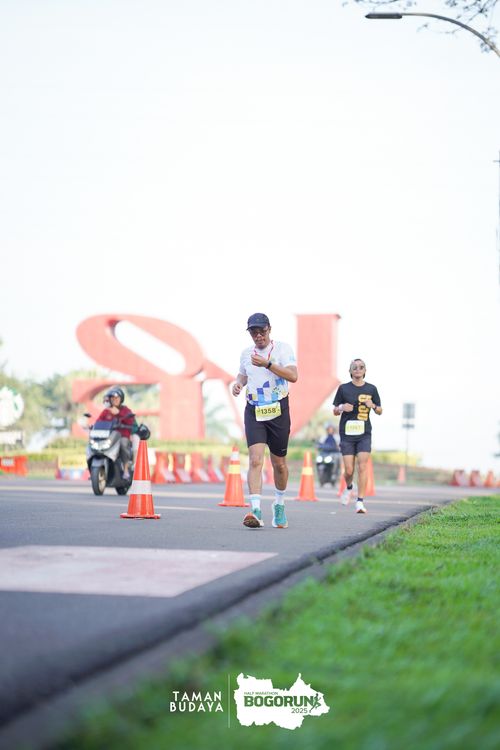 Race photo from Taman Budaya x BOGORUN 2025