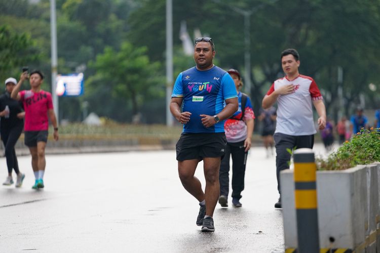 Race photo from Road to BAF Lions Run 2024