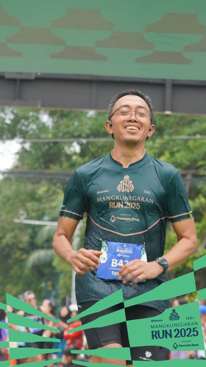 Race photo from Mangkunegaran Run 2025