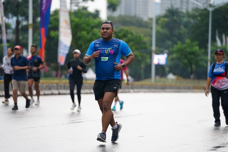 Race photo from Road to BAF Lions Run 2024