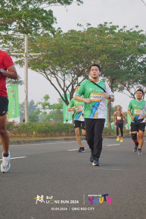 Race photo from BAF LIONS RUN 2024