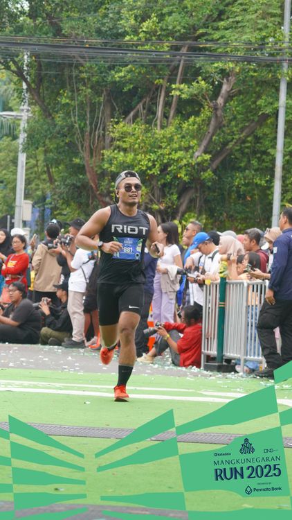 Race photo from Mangkunegaran Run 2025