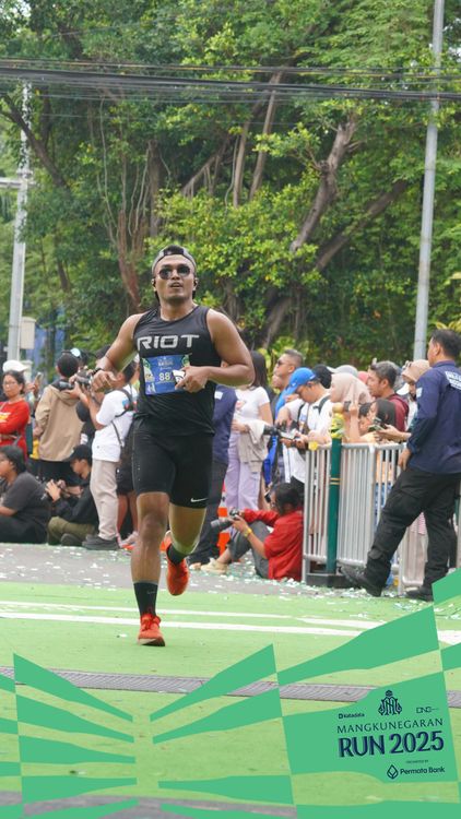 Race photo from Mangkunegaran Run 2025