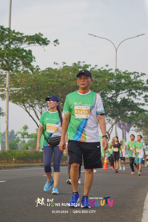Race photo from BAF LIONS RUN 2024