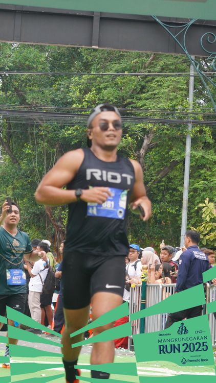 Race photo from Mangkunegaran Run 2025
