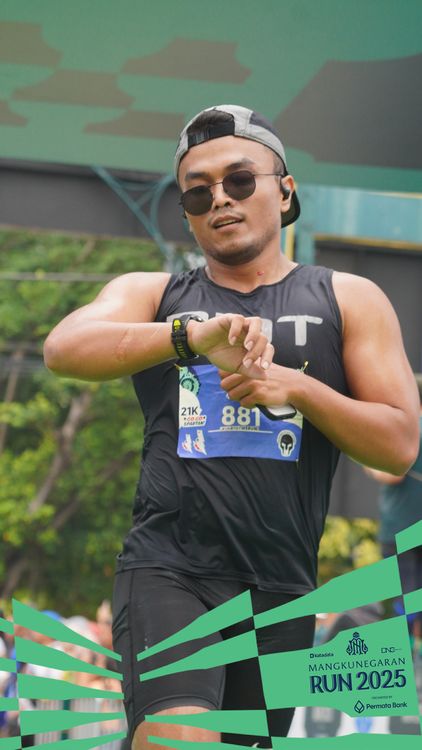 Race photo from Mangkunegaran Run 2025