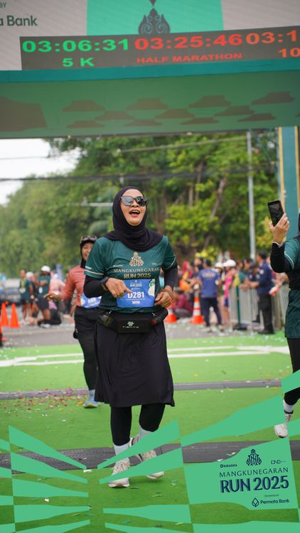 Race photo from Mangkunegaran Run 2025