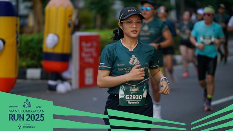 Race photo from Mangkunegaran Run 2025