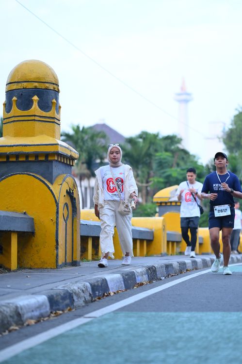 Race photo from KEMLU RUN 2025