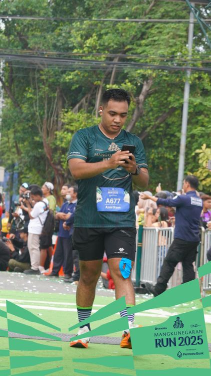 Race photo from Mangkunegaran Run 2025