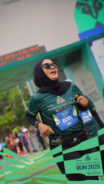 Race photo from Mangkunegaran Run 2025