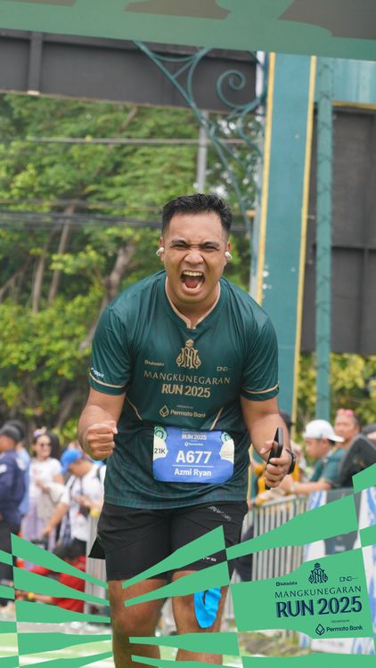 Race photo from Mangkunegaran Run 2025