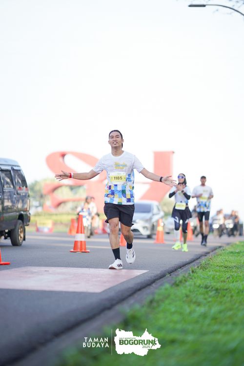 Race photo from Taman Budaya x BOGORUN 2025