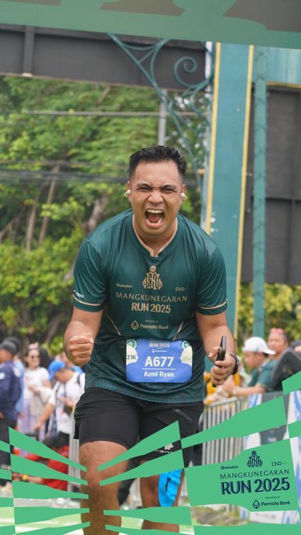Race photo from Mangkunegaran Run 2025