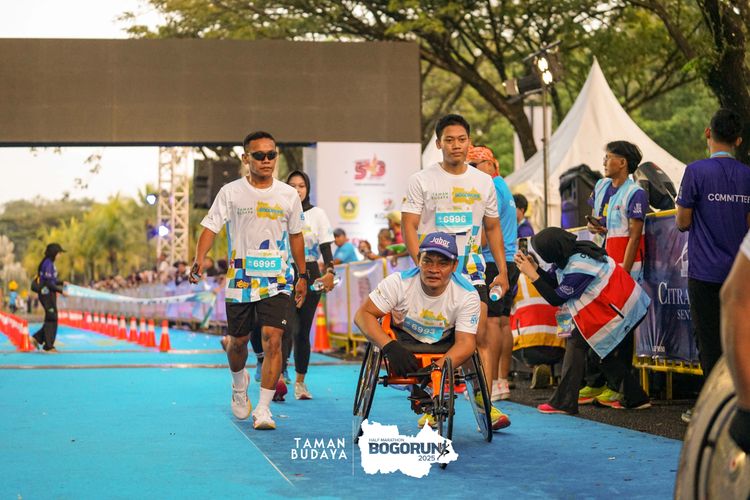 Race photo from Taman Budaya x BOGORUN 2025