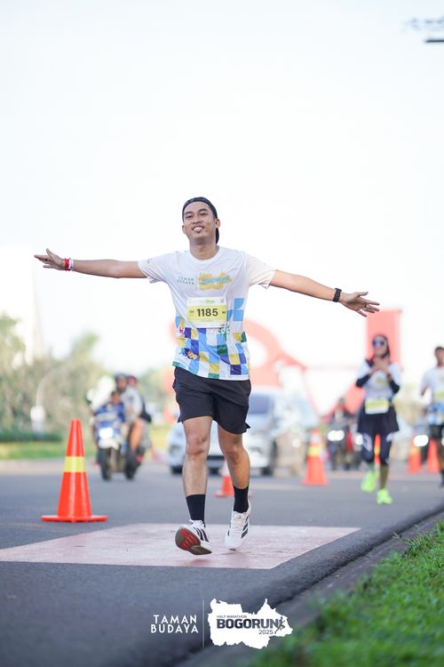 Race photo from Taman Budaya x BOGORUN 2025