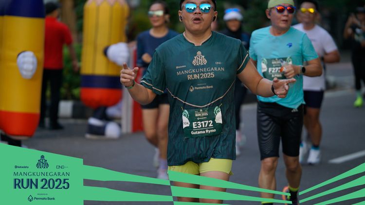 Race photo from Mangkunegaran Run 2025