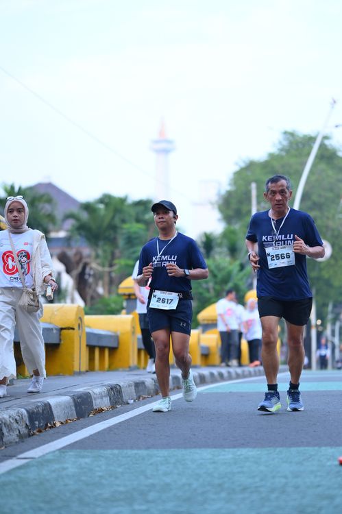 Race photo from KEMLU RUN 2025
