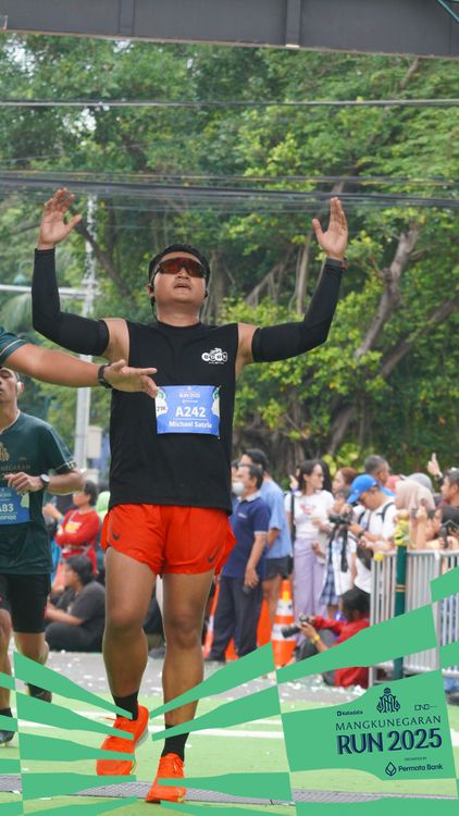 Race photo from Mangkunegaran Run 2025