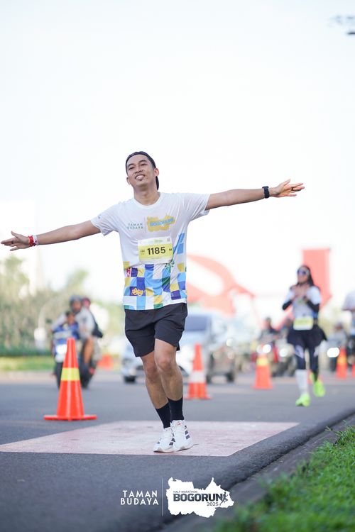 Race photo from Taman Budaya x BOGORUN 2025