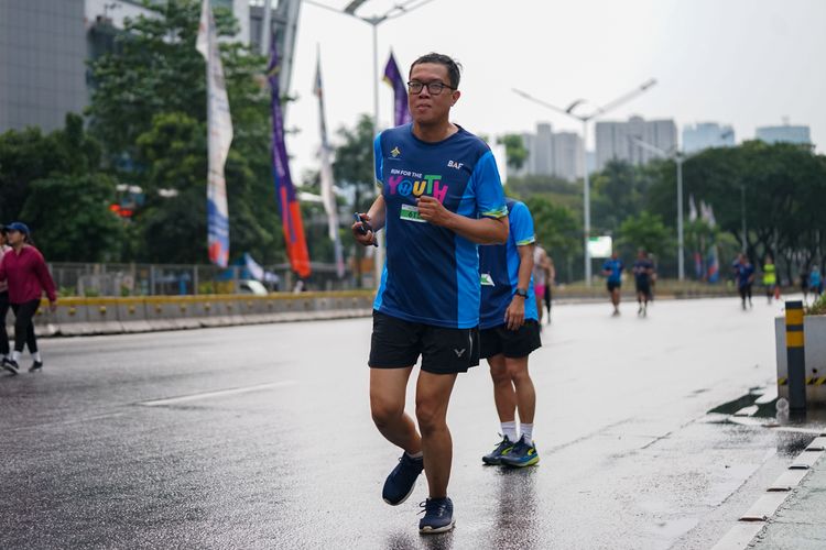Race photo from Road to BAF Lions Run 2024