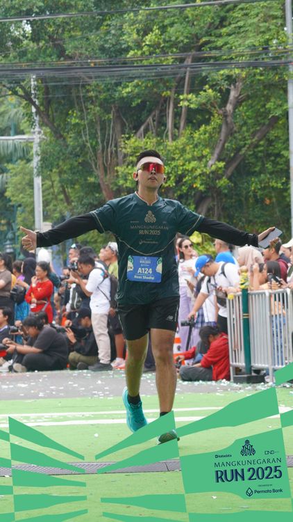 Race photo from Mangkunegaran Run 2025