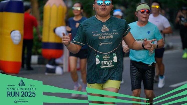 Race photo from Mangkunegaran Run 2025