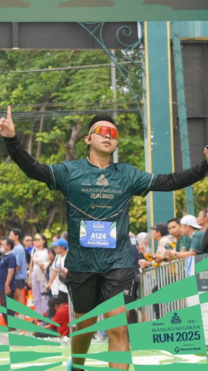 Race photo from Mangkunegaran Run 2025