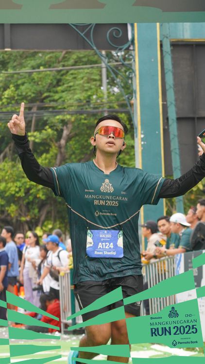 Race photo from Mangkunegaran Run 2025
