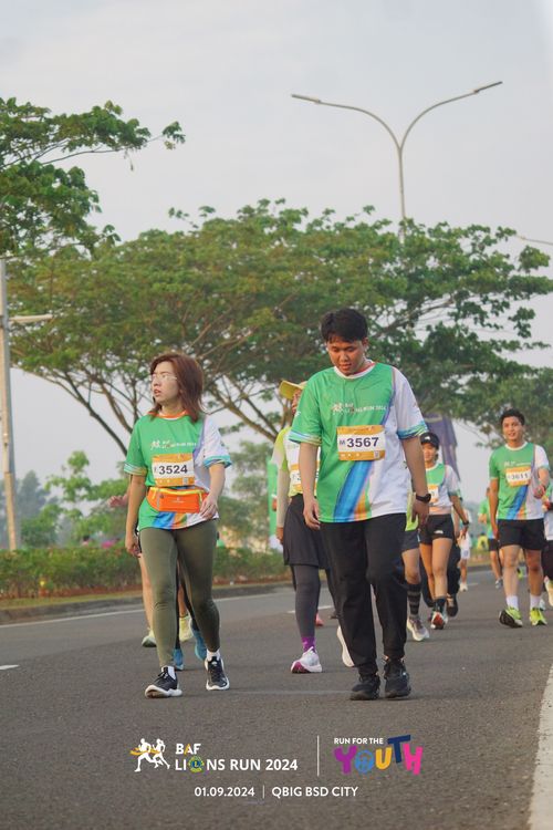 Race photo from BAF LIONS RUN 2024