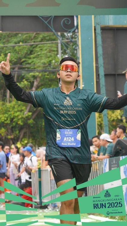 Race photo from Mangkunegaran Run 2025