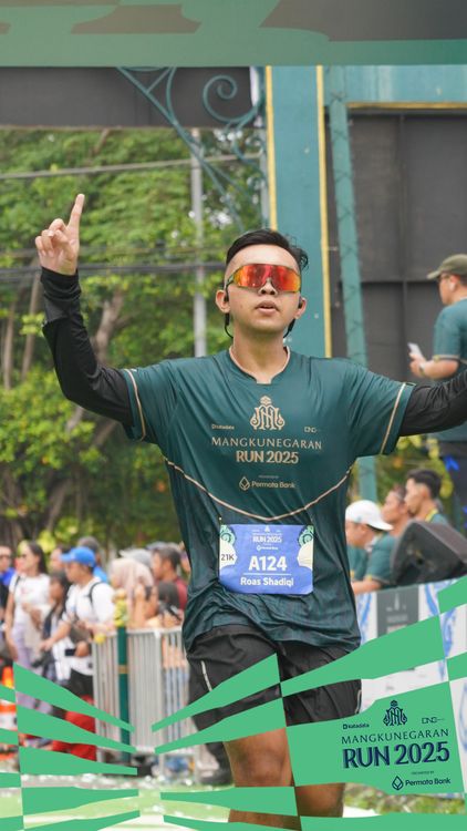 Race photo from Mangkunegaran Run 2025