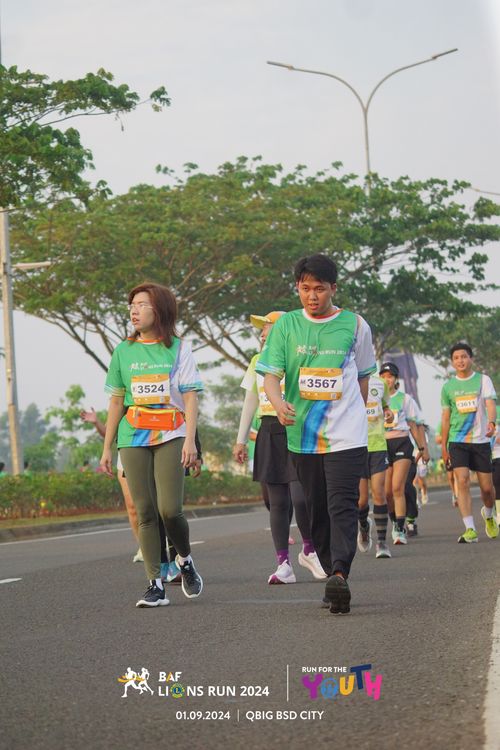 Race photo from BAF LIONS RUN 2024