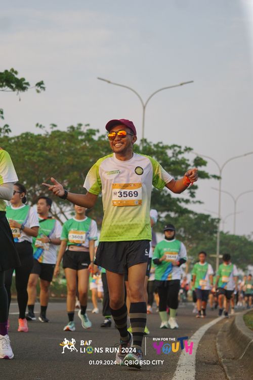 Race photo from BAF LIONS RUN 2024