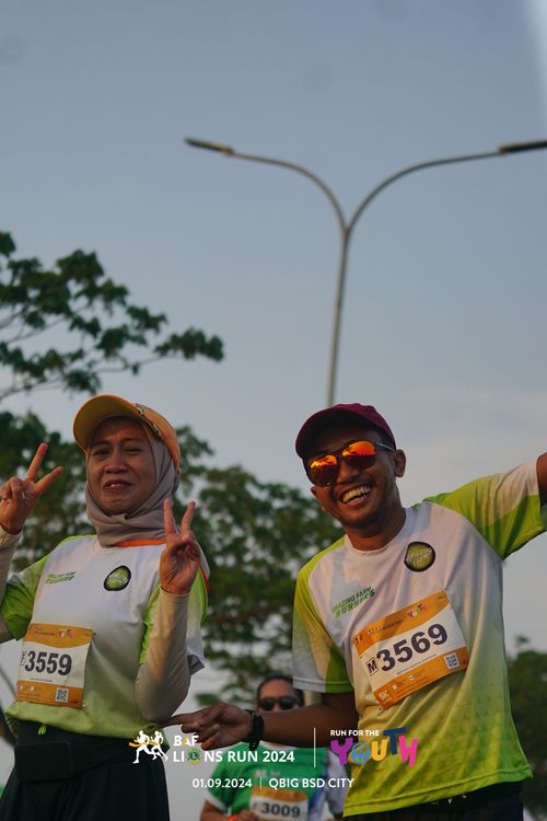 Race photo from BAF LIONS RUN 2024