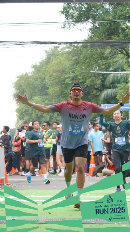 Race photo from Mangkunegaran Run 2025