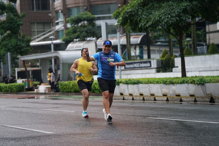 Race photo from Road to BAF Lions Run 2024