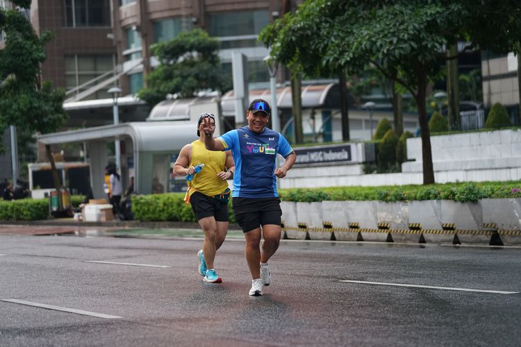 Race photo from Road to BAF Lions Run 2024
