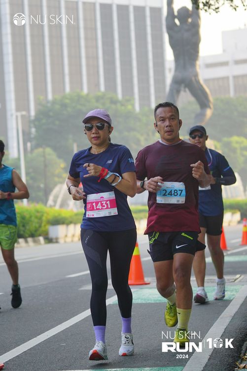 Race photo from Nu Skin Run 10K
