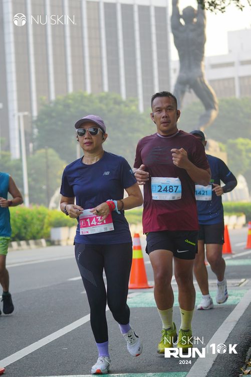 Race photo from Nu Skin Run 10K