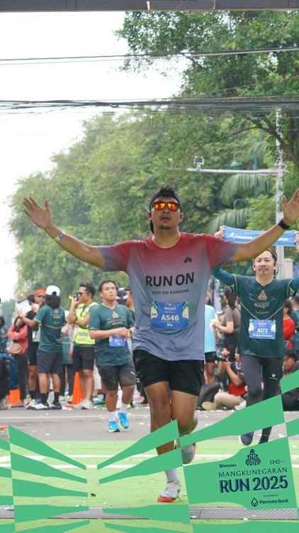 Race photo from Mangkunegaran Run 2025